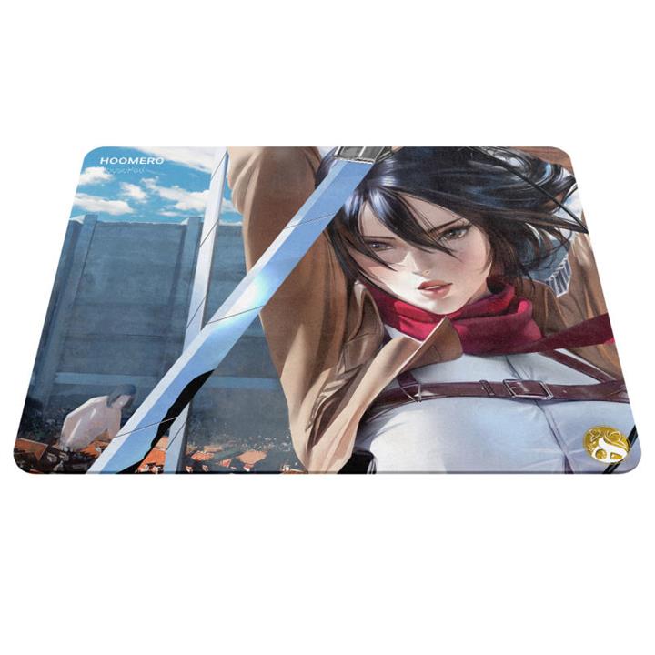 ماوس پد هومرو مدل A3534 طرح انیمه اتک آن تایتان میکاسا Hoomero Attack on Titan Mikasa A3534 Mousepad